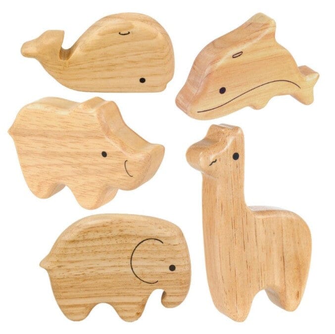 Wooden Animal Shakers Toys Louise Kool & Galt for child care day care primary classrooms