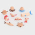 Wooden Sea Creatures - Set of 10 Toys Louise Kool & Galt for child care day care primary classrooms