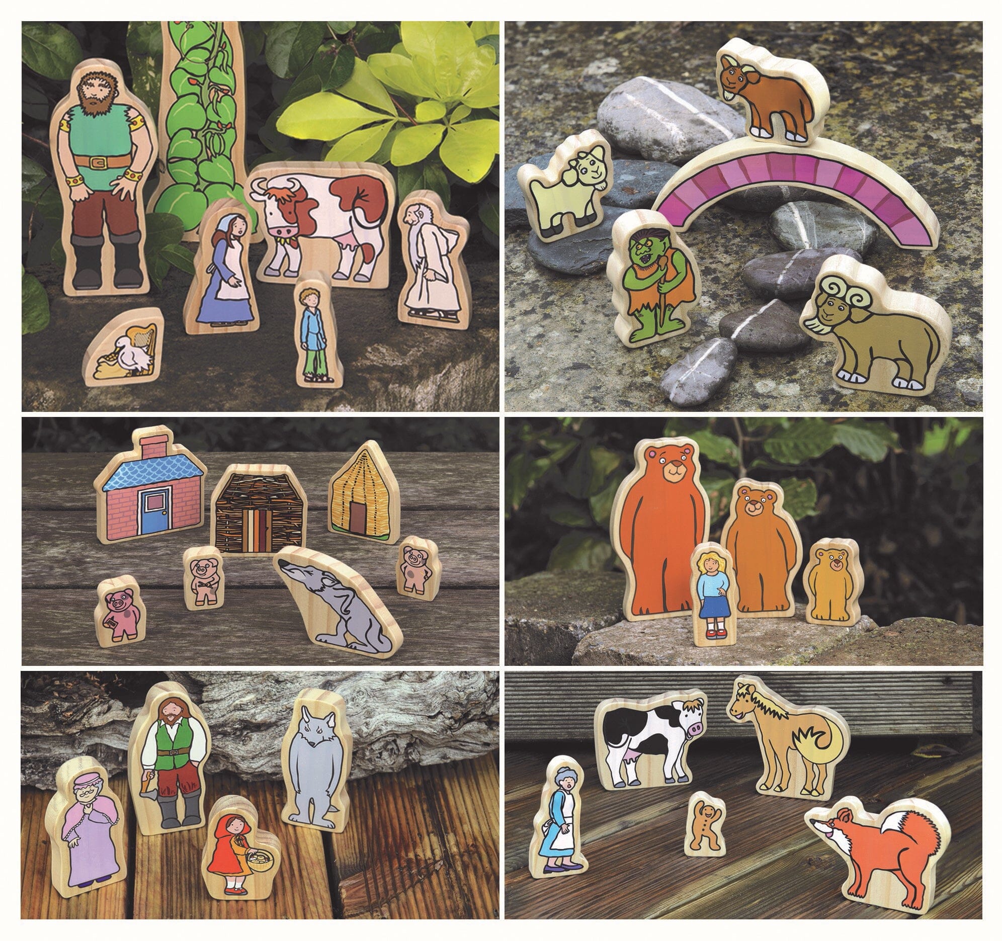 Wooden Story Characters - louisekool