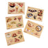 World Food Knob Puzzles - Set of 5 - louisekool