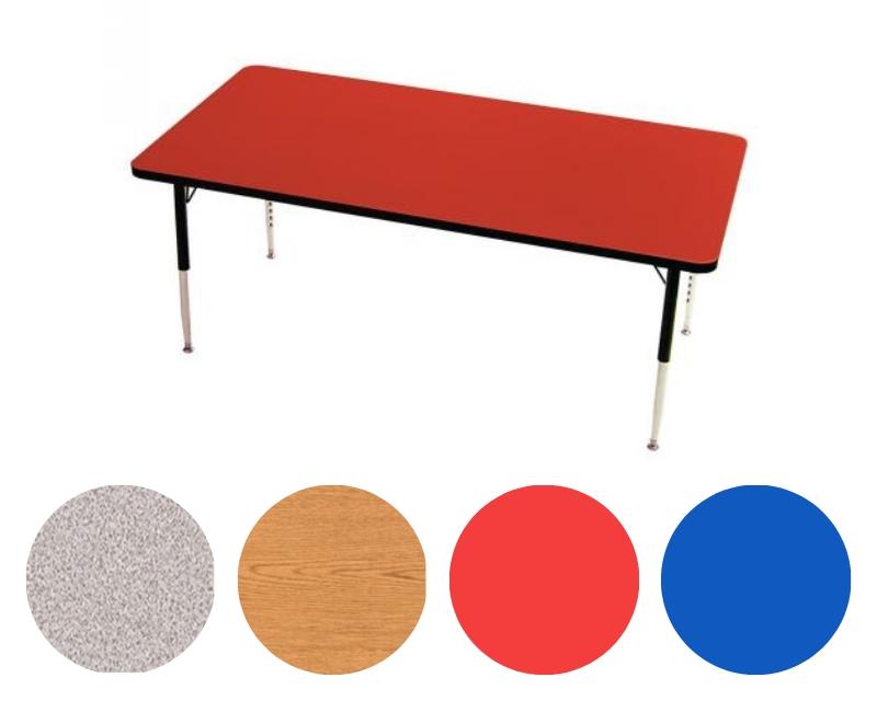 Adjustable Tables - 2-4 Seat Rectangle (24" x 36") - louisekool