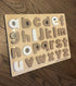 Alphabet and Number Chalkdboard Puzzle Set - louisekool