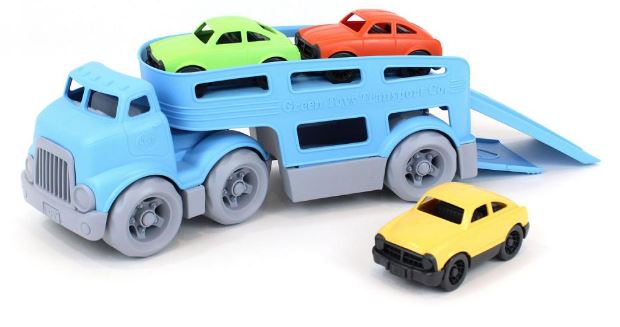 Car Carrier with 3 Cars from Green Toys - louisekool