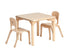 Community Playthings Square Woodcrest Table 18" and Two Chairs 10" - louisekool