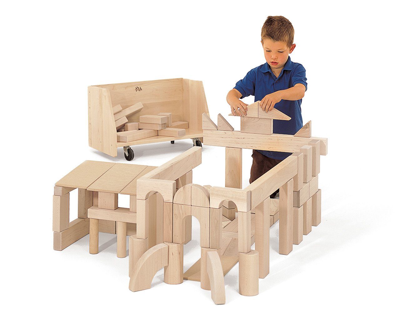 Unit Block Introductory Set and Cart by Community Playthings - louisekool