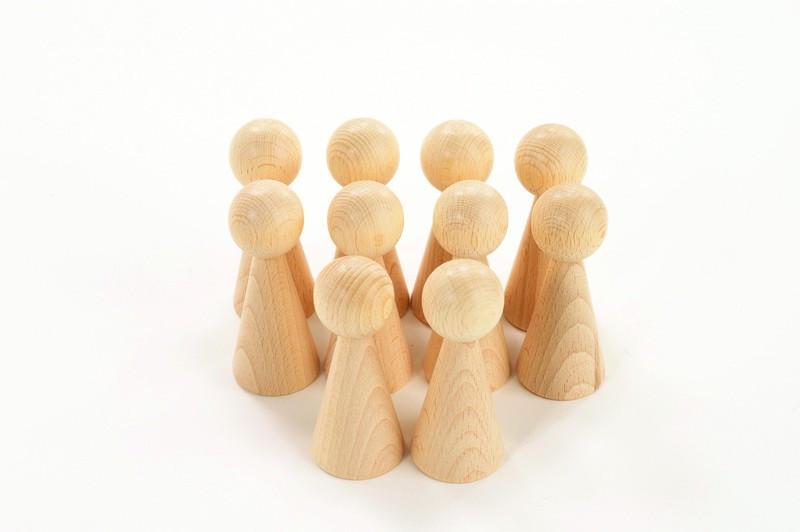 Conical Figures - Set of 10 - louisekool