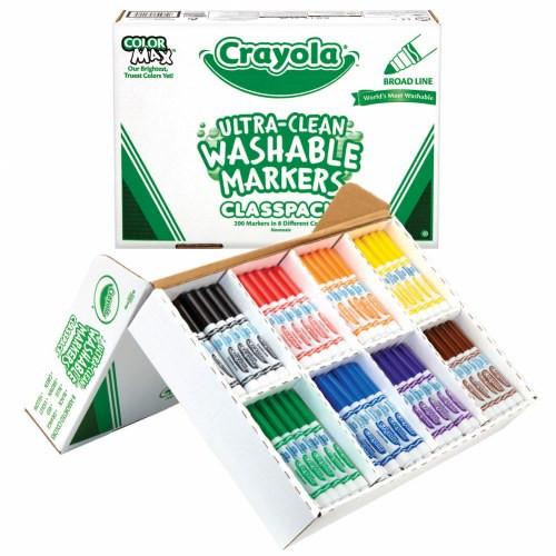 Crayola Washable Markers Classpack - louisekool
