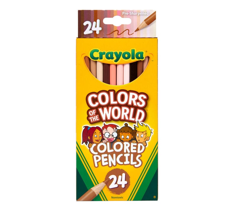 Crayola® Colours of the World Coloured Pencils - Set of 24 - louisekool