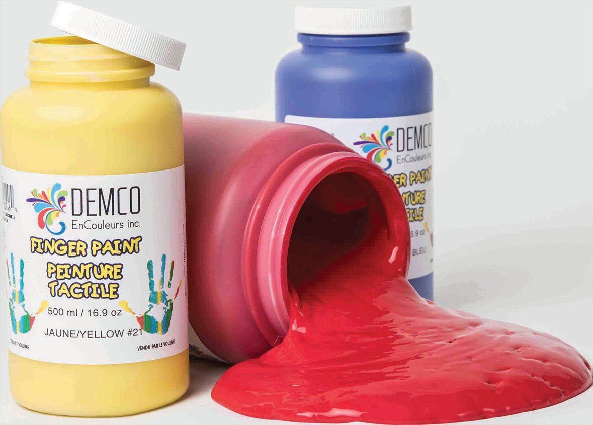 Demco Finger Paint - 1L - Blue - louisekool