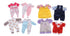 Doll Clothes - 10"- 13" - Set of 8 - louisekool
