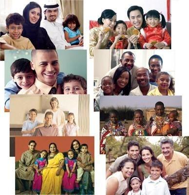 Families Around the World Posters - Set of 8 - louisekool