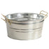 Galvanized Tin Totes - Set of 2 - louisekool