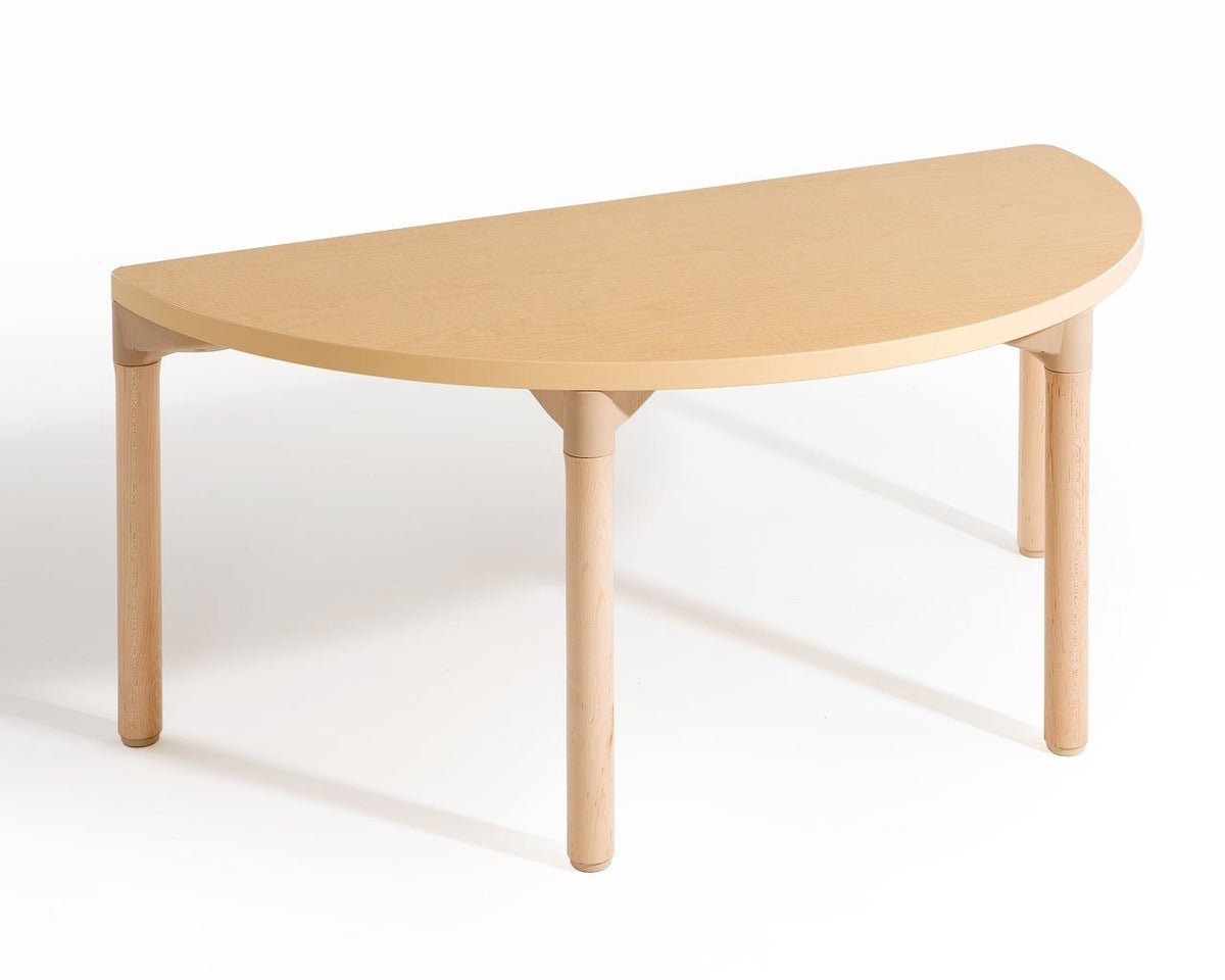 Half Moon Tables by Community Playthings canada Louise Kool & Galt