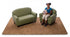 Home Comfort Collection - School Age Sofa and Chair Set - louisekool