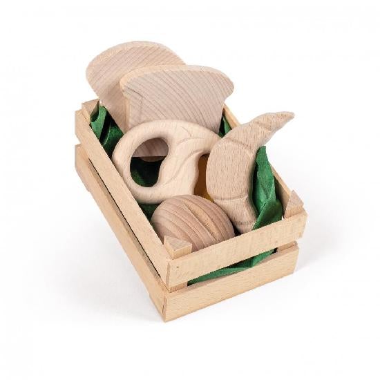 Natural Wood Food Set  - louisekool