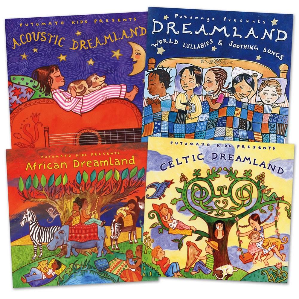 Putumayo Kids Dreamland CD Collection - set of 4 - louisekool