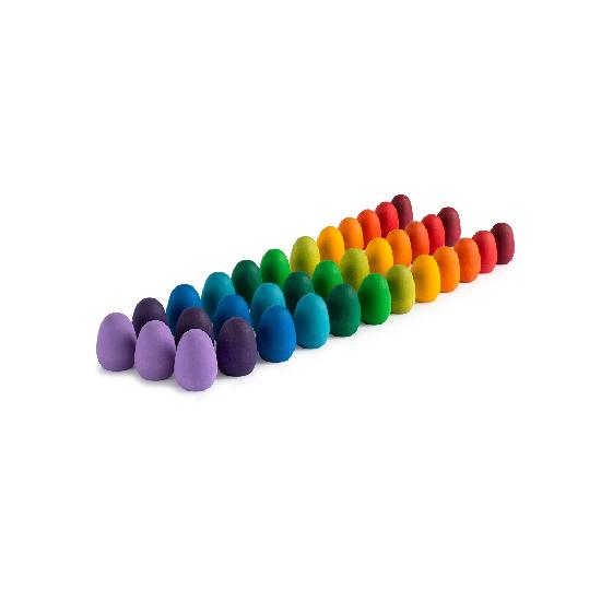 Rainbow Eggs Set of 36   - louisekool