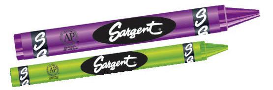 Sargent Art Crayons : Large (400 pcs) - louisekool