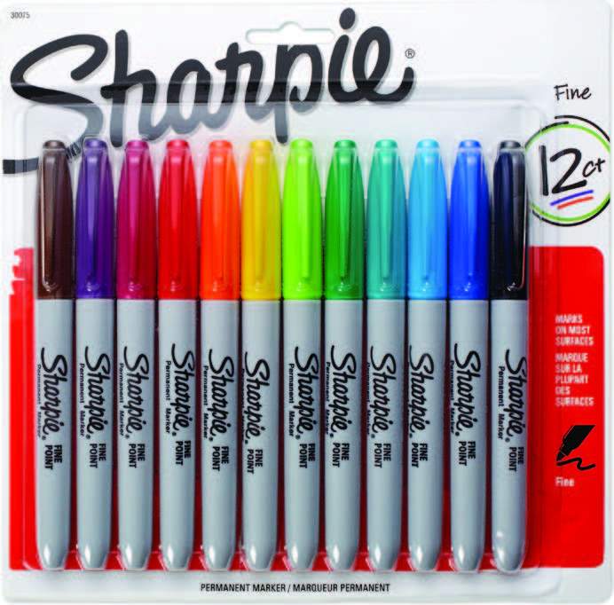 Sharpie Fine Tip Permanent Marker - 8 Colours - louisekool