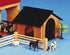 Small Black Roof Barn - louisekool