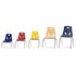 Stackable Chrome Chairs - 35cm (14") - louisekool