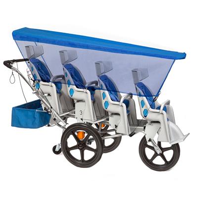 Sun Canopy with 2 Side Panels for Runabout Strollers - louisekool
