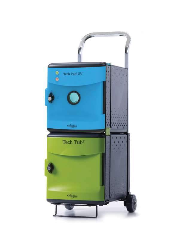 Tech Tub2 Trolley with UV Tub only - charges 6 devices - louisekool