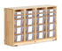 Tote Shelf 4' x 32" with Totes or Baskets by Community Playthings - louisekool