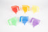 Translucent Colour Funnels - Set of 6  - louisekool