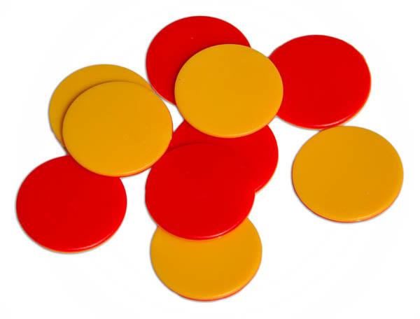 Two-Colour Plastic Counters - Set of 200 - louisekool