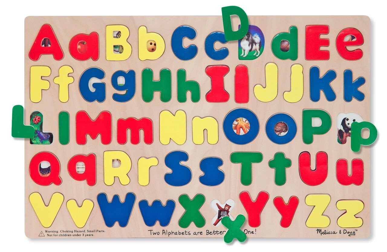 Upper and Lowercase Alphabet Puzzle - louisekool