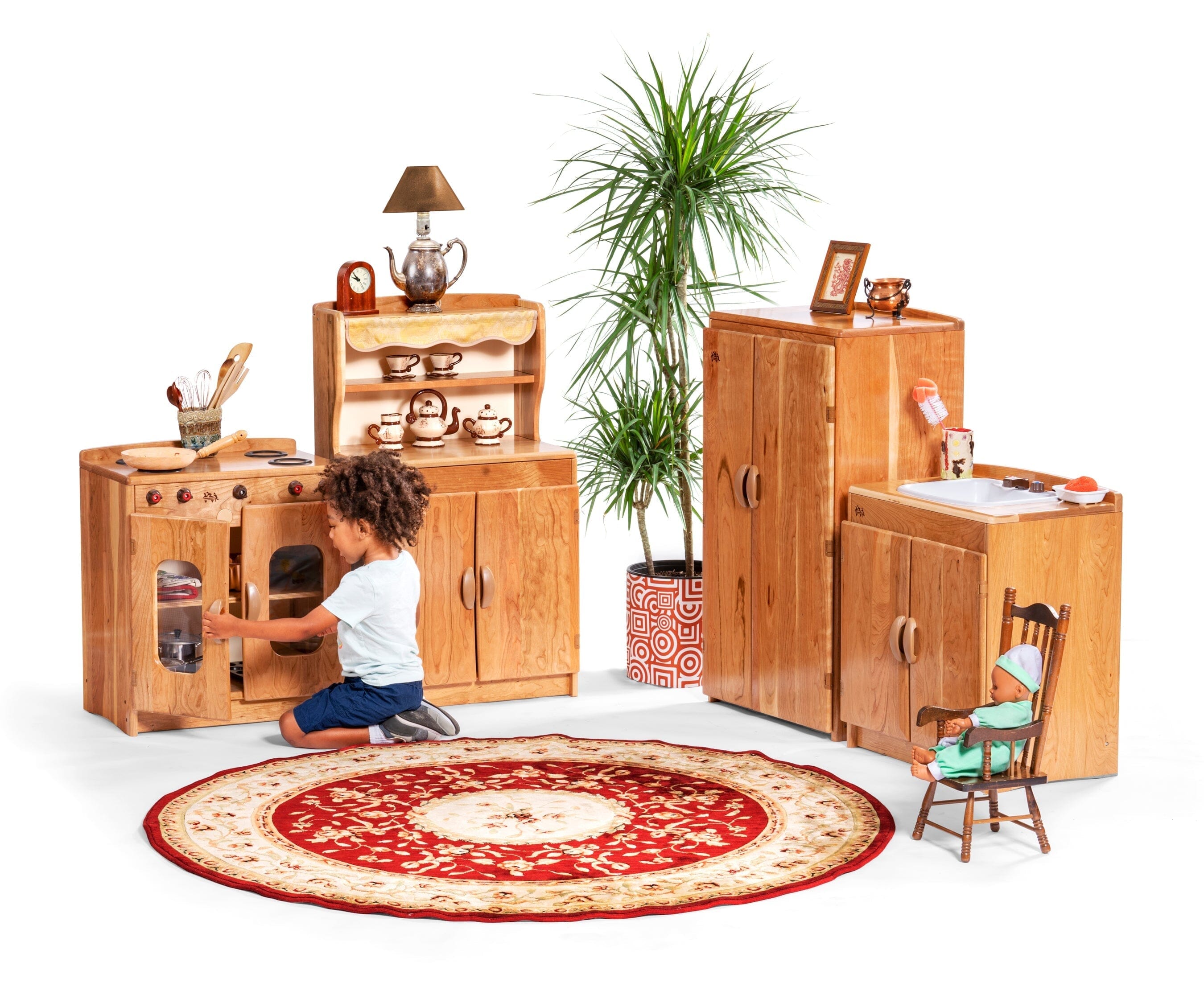 Woodcrest Complete Kitchen by Community Playthings canada Louise Kool