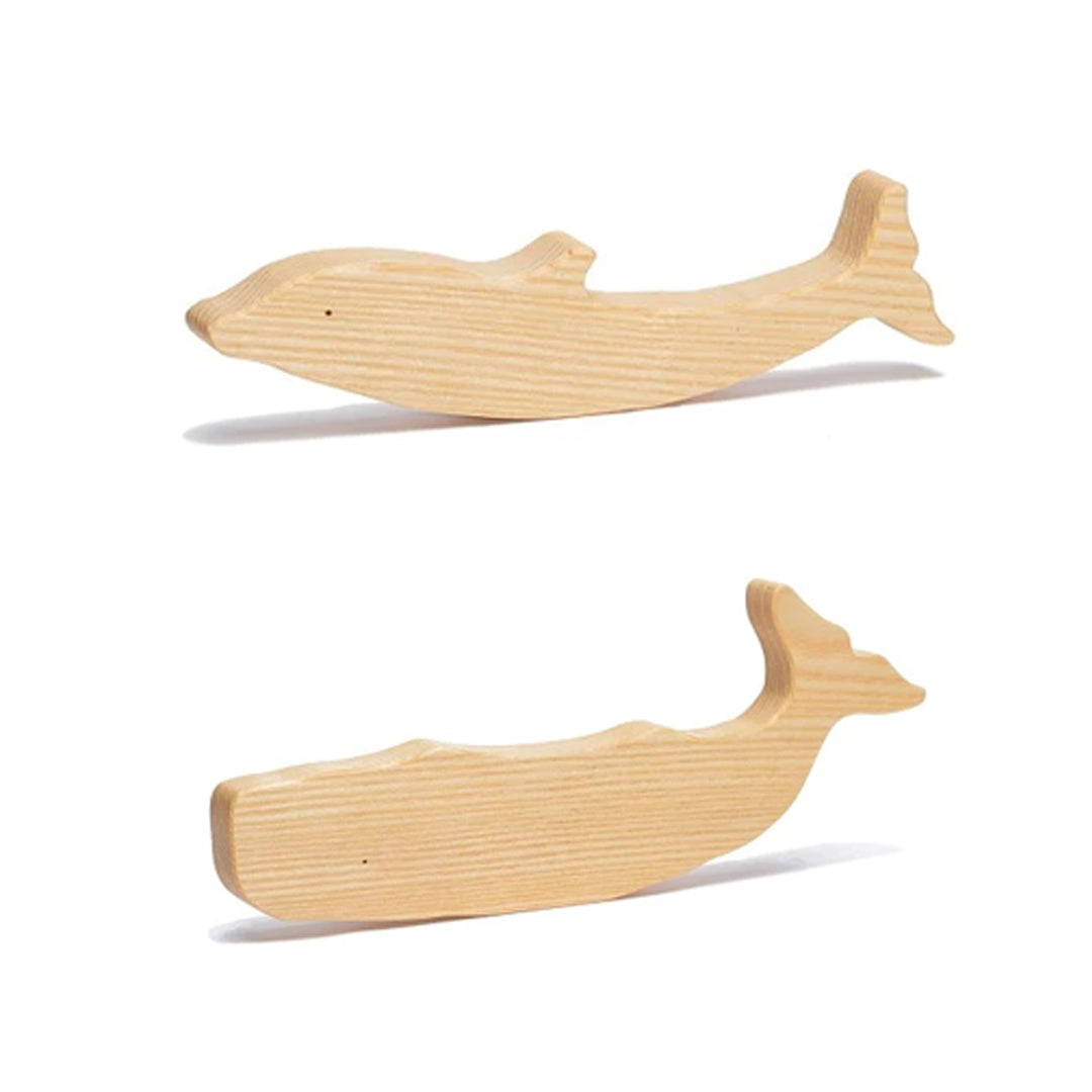 Wooden Ocean Animals - Set of 2 - louisekool