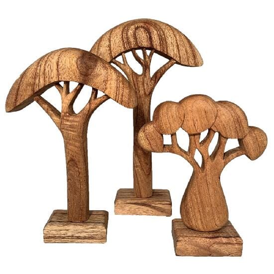 Wooden Trees - Pack of 3 - louisekool