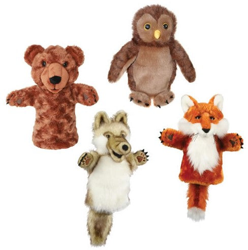 Woodland Creature Puppets - Set of 4 - louisekool